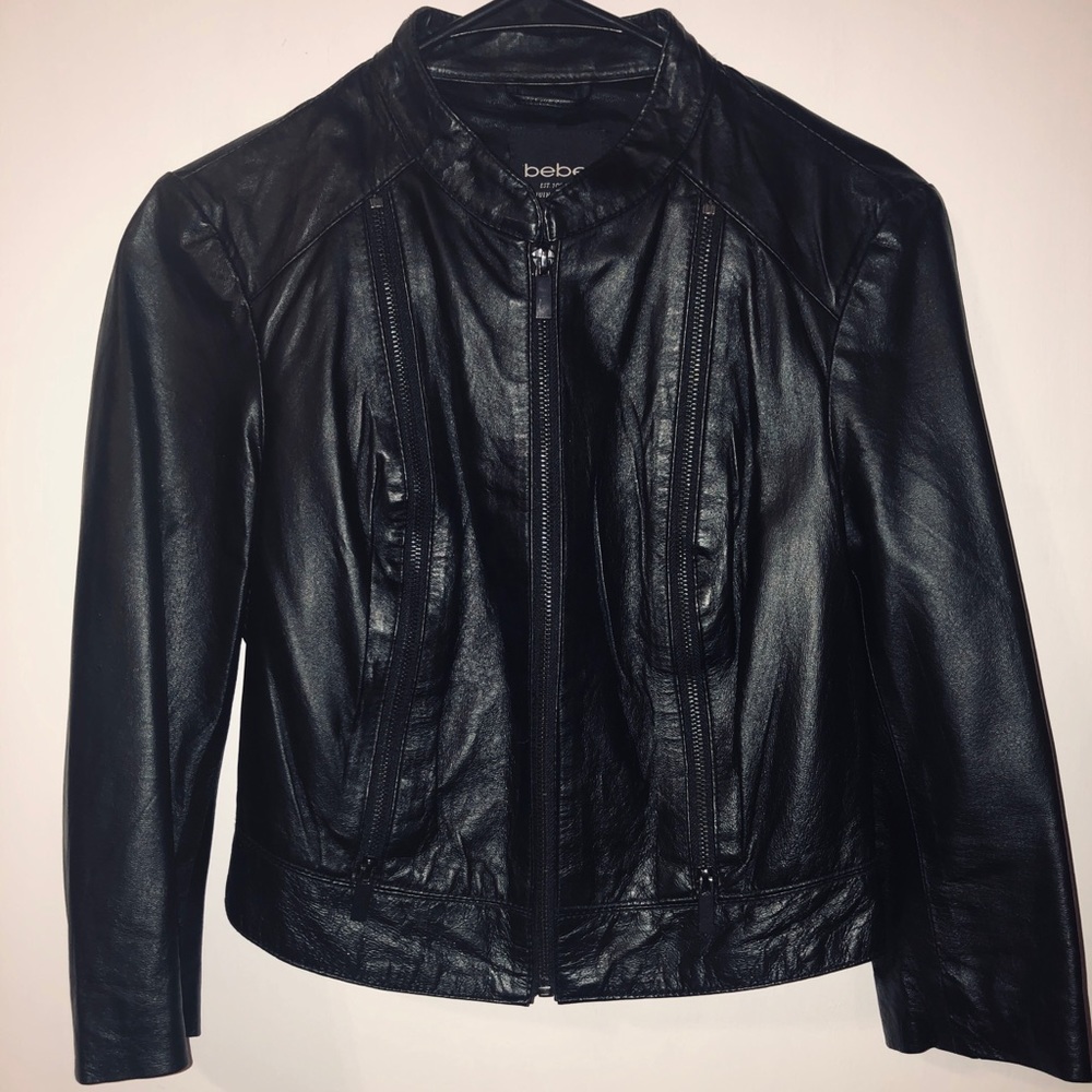 ⚡️Bebe Leather Quarter Sleeve Jacket⚡️